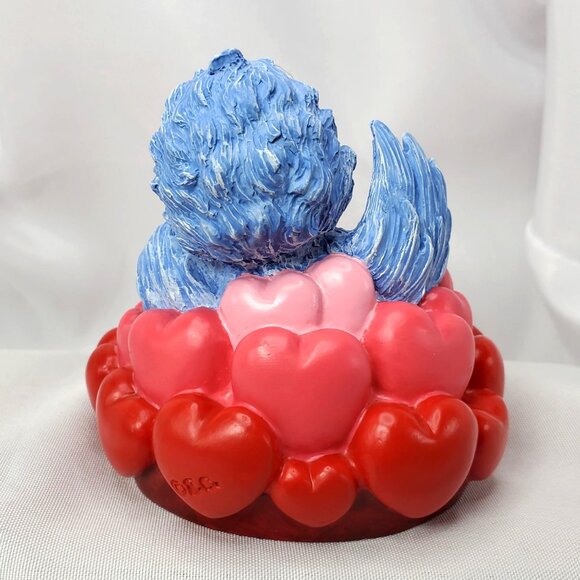 Sonshine Promises Blue Bird Figurine #2186 "I Love You With All My Hearts" 1998 - Picture 10 of 11